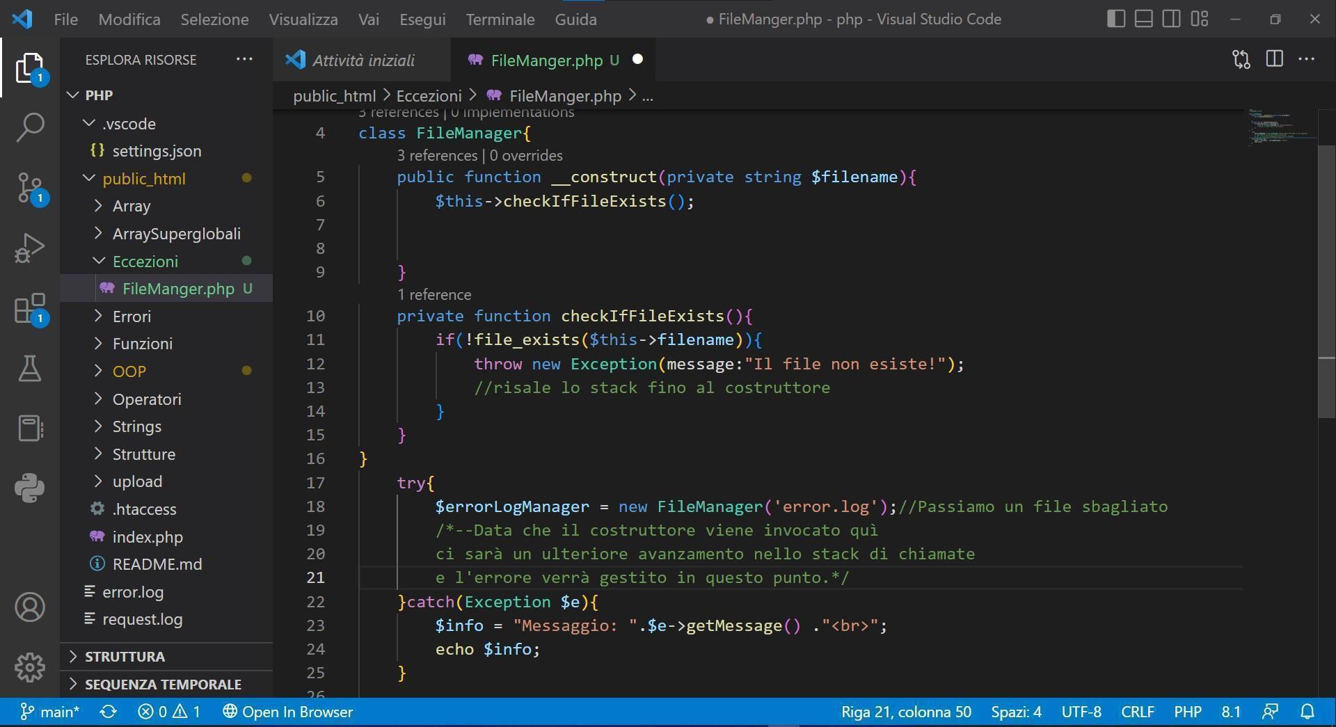 Stacktrace